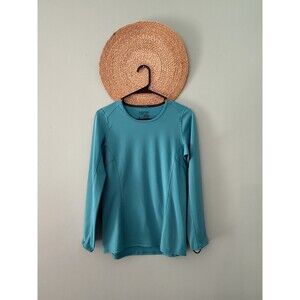 Patagonia Capilene Midweight Women's XS Long sleeve Base Layer Turquoise